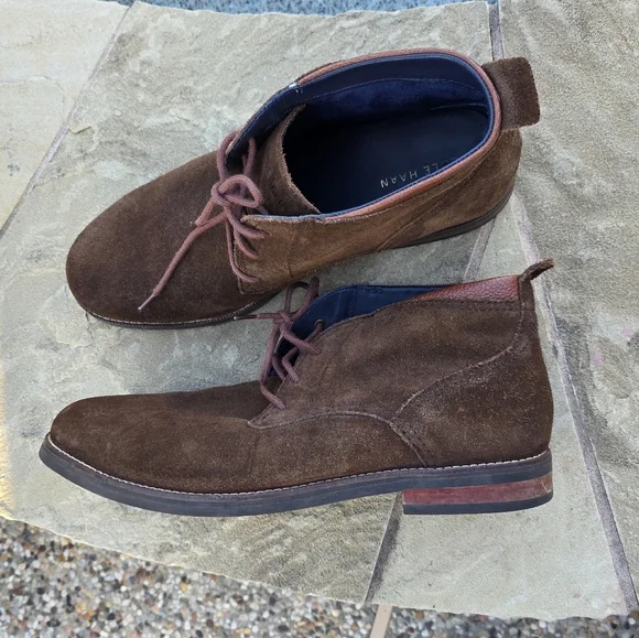 Cole Haan Ogden Stitch Chukka Boot Brown Suede C26393 Shoes 12M - Picture 2 of 10